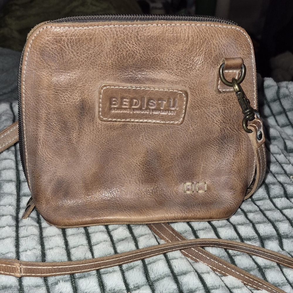 BED|STU Tan Leather Crossbody Bag